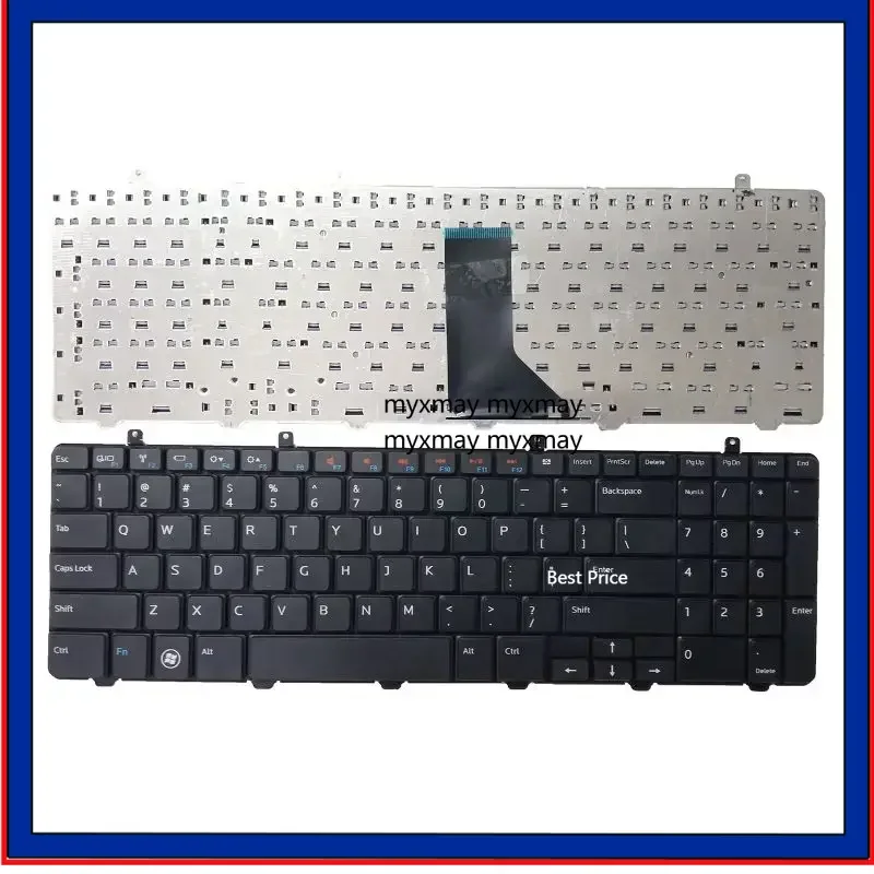 

US Laptop Keyboard for DELL Inspiron 1564 9MV7X 0K54RF NSK-DR0SQ AEUM6700110 no pointer no backlight