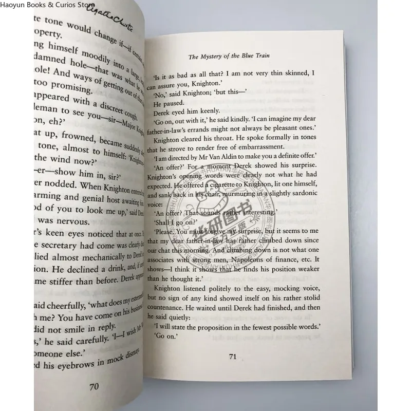 English version novel、 Agatha Christie 、Cover may change. Actual item prevails.