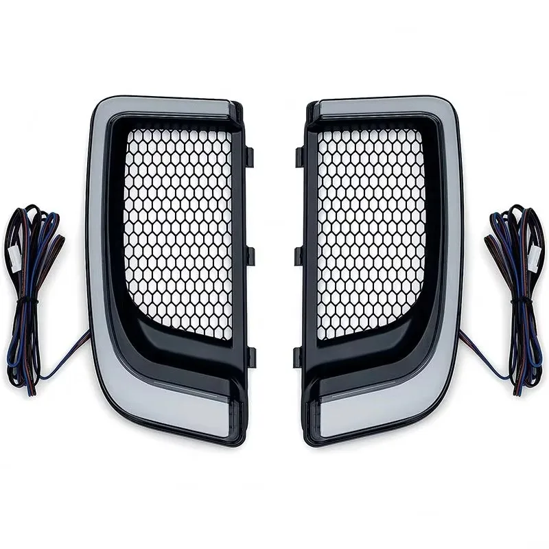 LED Driving Light Turn Signal Light Lower Guard Grille Adapter, Suitable for Cruiser for Road Glide
