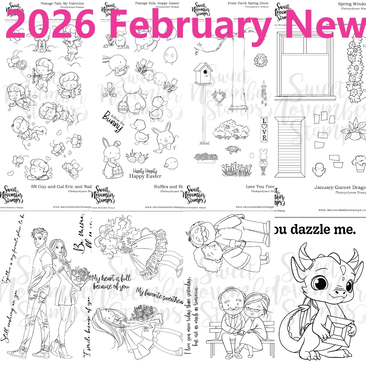 

Clear Stamp Set - Lottie Love For DIY Scrapbooking Crafts Maker Photo Album Template Handmade Decoration 2026 New