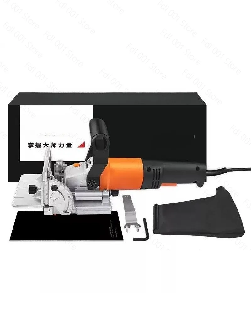 Slotting machine One-time forming multifunctional woodworking decoration Household tenoning  Biscuit electric splicing plate.