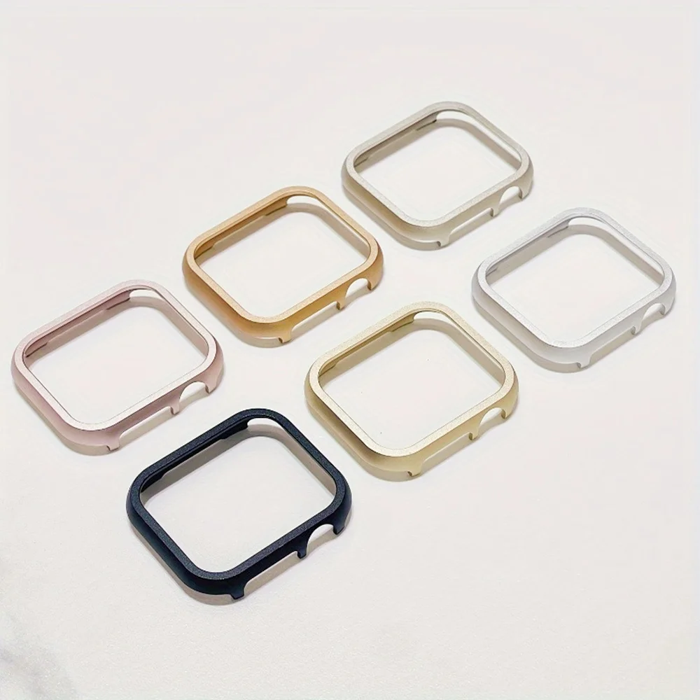 Funda de Metal para Apple Watch Ultra 2 Series 9 8 7 41mm 45mm, carcasa de aleación de aluminio para iWatch 6 5 4 SE 40mm 44mm, cubierta de Marco