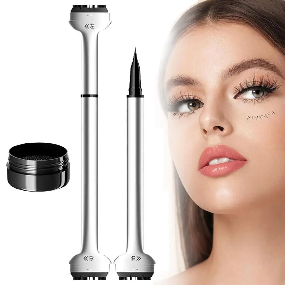 

New Upgraded Waterproof Lower Lash Stamp Set Quick Dry Portable Silicone Eyelash Stamp No smudging 0.01mm tip Eye Liner