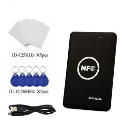 RFID-Kartenleser Kopierer Duplikator 125kHz Schlüssel anhänger NFC Smart Card Reader Writer 13,56 MHz verschlüsse lter Programmierer RFID-Duplikator