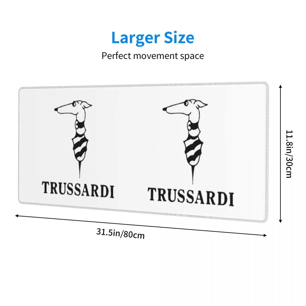 Large Mouse Pad Trussardis Logo Gamer PC Laptop Mats Keyboard Carpet Computer Gaming Office Accessories Desk Mat