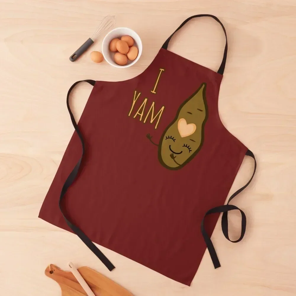 She's my sweet potato.. I Yam Couples set Apron Kitchen Apras For Women household woman Apron