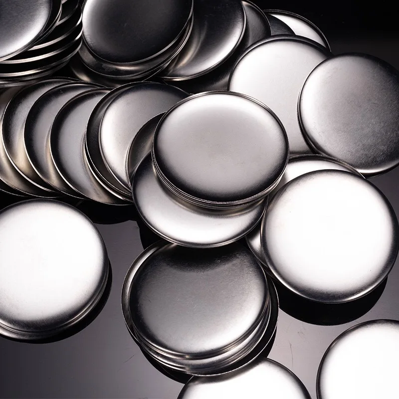 ブリキ底バッジ用品、プラスチックまたは金属、バッジ製造材料、58mm