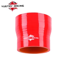 Red 4-PLY Length:76mm Straight Silicone Reducer Turbo Coupler Hose Pipe ID(mm):48 51 52 54 56 57 60 64 67 70 76 90