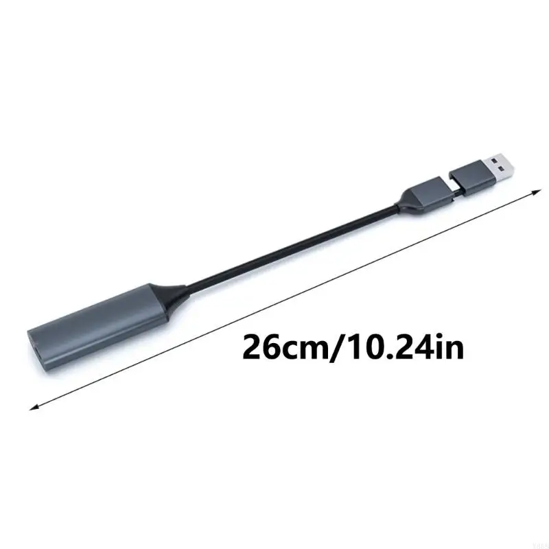 Y88B USB C 4K CARPTION CARPTURE поддерживает 4K Input Идеально подходит для домашнего кинотеатра