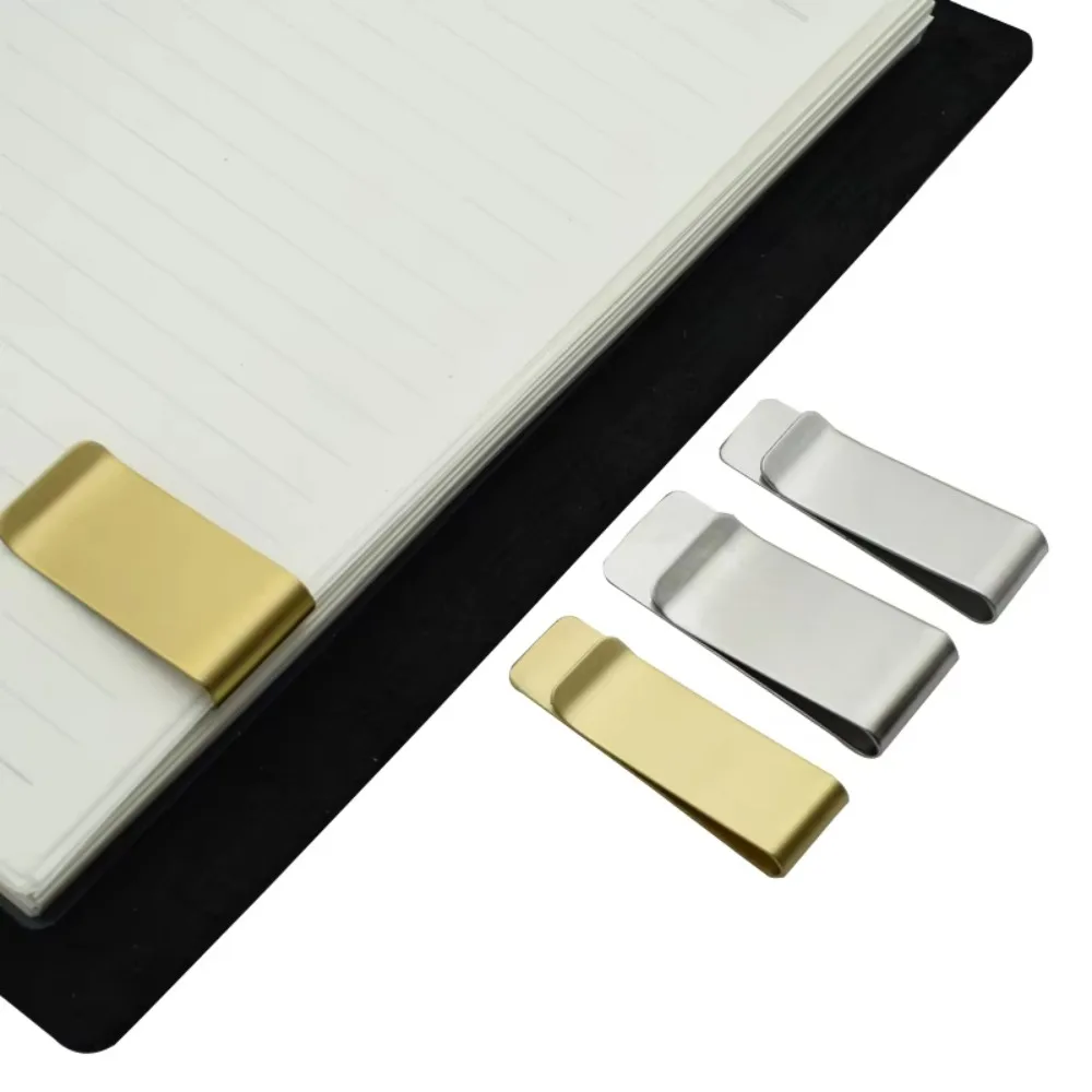 Notebook Tool Metal Metal Paper Clip Stationery Multi-purpose Pen Holder Bookmark Tool Office Organizer