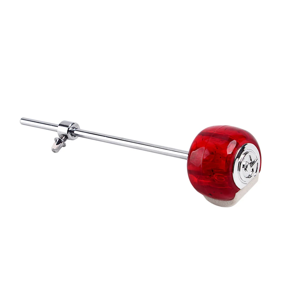 

Special Design Bass Drum Hammer Head Hammer Percussion Instrument Replacement Parts WC42 (Red) Bass Hammer