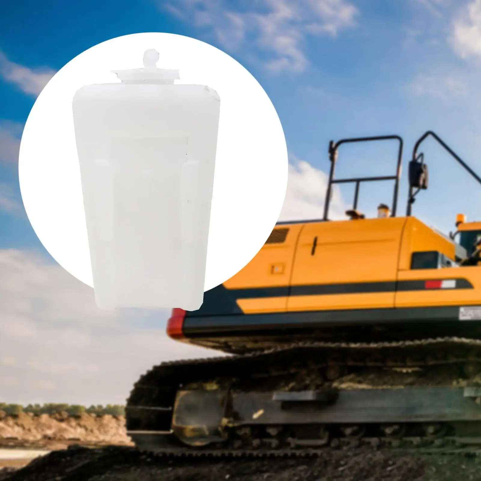 Auxiliary Coolant Overflow Tank 94581967 Quick Installation , Prevents Engine Overheating Spare Parts Accessory 6.7x3.3inch