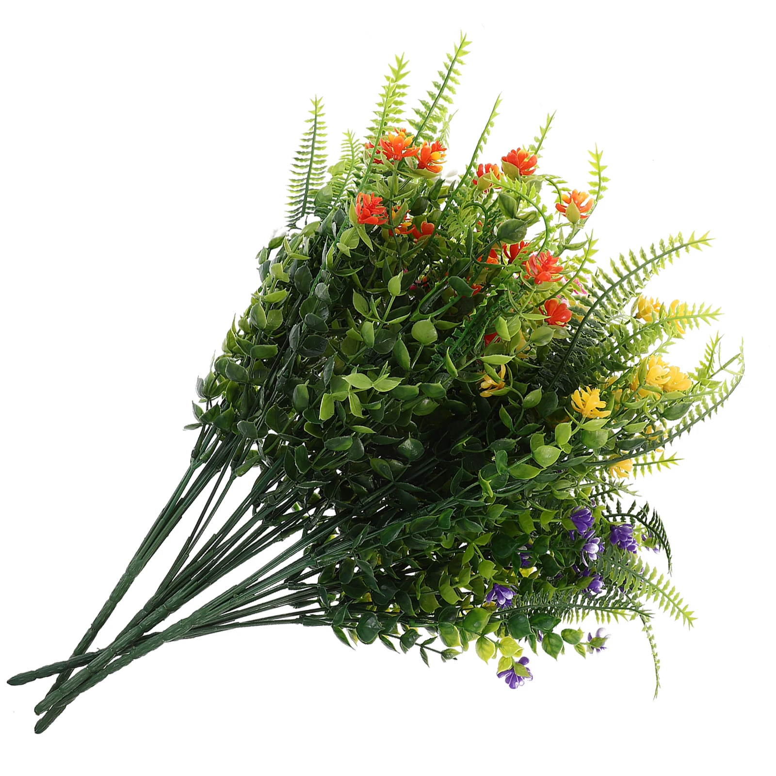 

5pcs Artificial Flower Bouquet Real Touch Fake Floral Decor For Home Wedding Table Centerpiece Simulation Flowers Outdoor