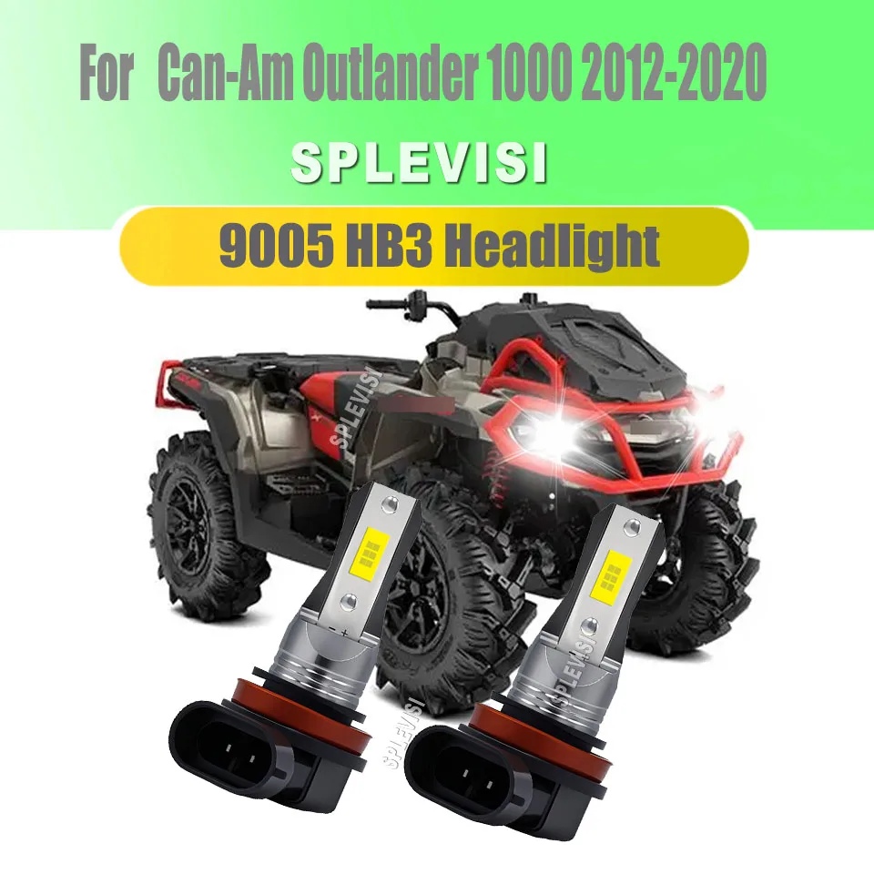 

9005 HB3 6000K LED 45W Motorcycle Headlight - Improved Road Illumination For Can-Am Outlander 1000 2012 2013 2014 2015 2016-2020