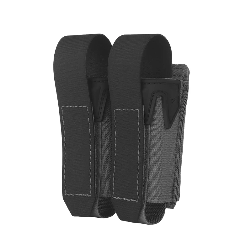 

K-type dual joint gun magazine bag 9mm storage bag with 2 usage modes and elastic fixation