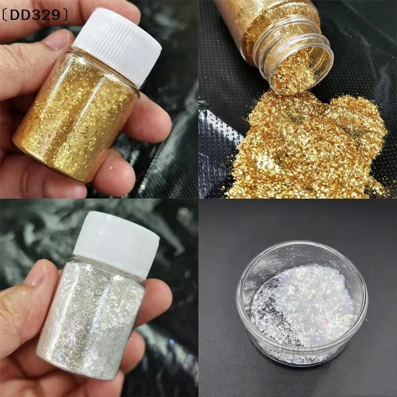 1 Bottle Nail Glitter Mica Pow - Oxide Pigment Soap 评论和价格