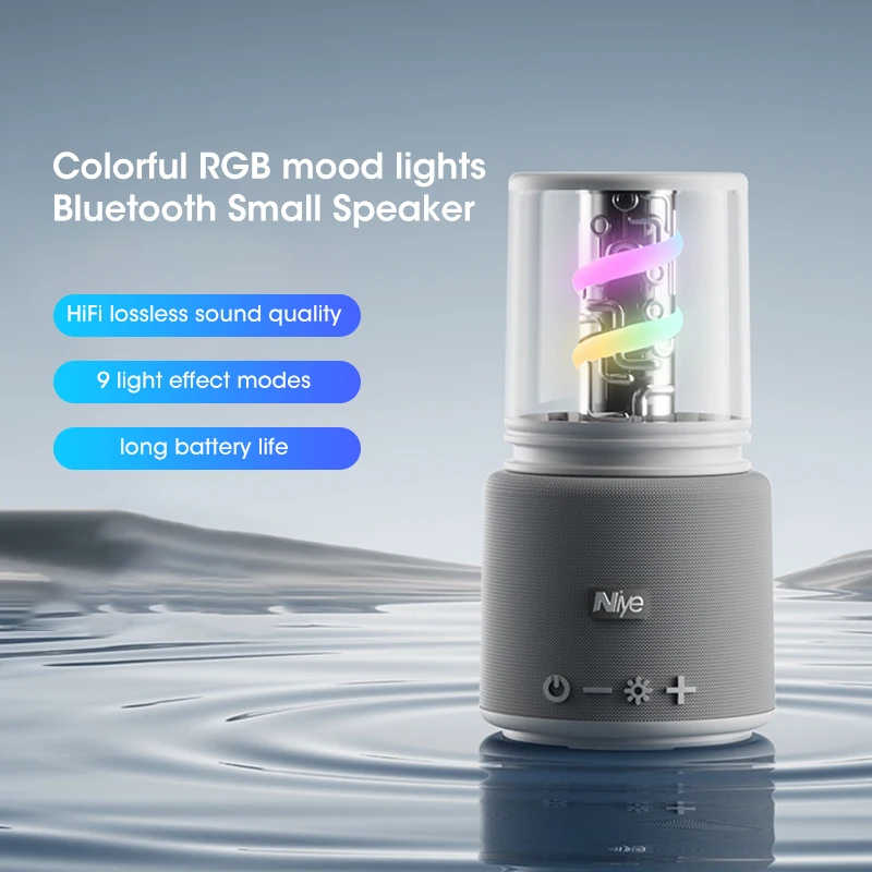 

Беспроводная колонка Niye Z5202 с Bluetooth 5.3, портативная, водонепроницаемая, для активного отдыха, с мощными басами, для вечеринок