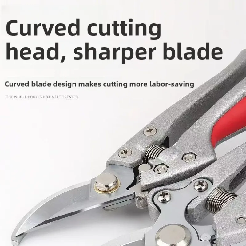 SK5 manganese steel pruning shears for home use ergonomic fruit tree pruning tool ideal for orchard thick branches