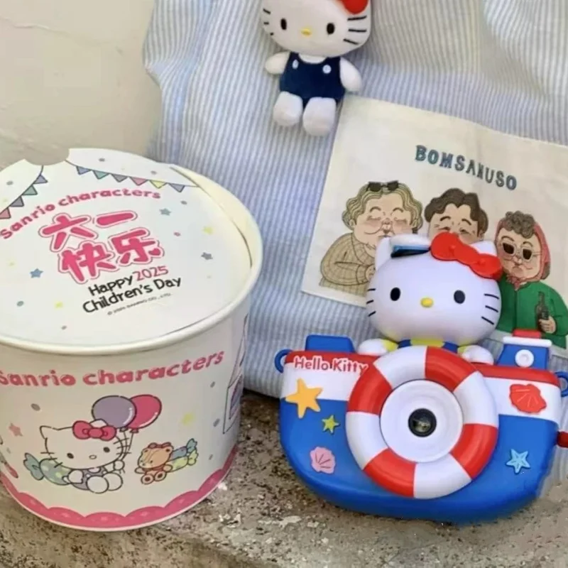 

День защиты детей, камера Hello Kitty, аниме Sanrio KT Cat, детская машина для фотосъемки, игрушка, подарок на день рождения, ограниченный день защиты детей