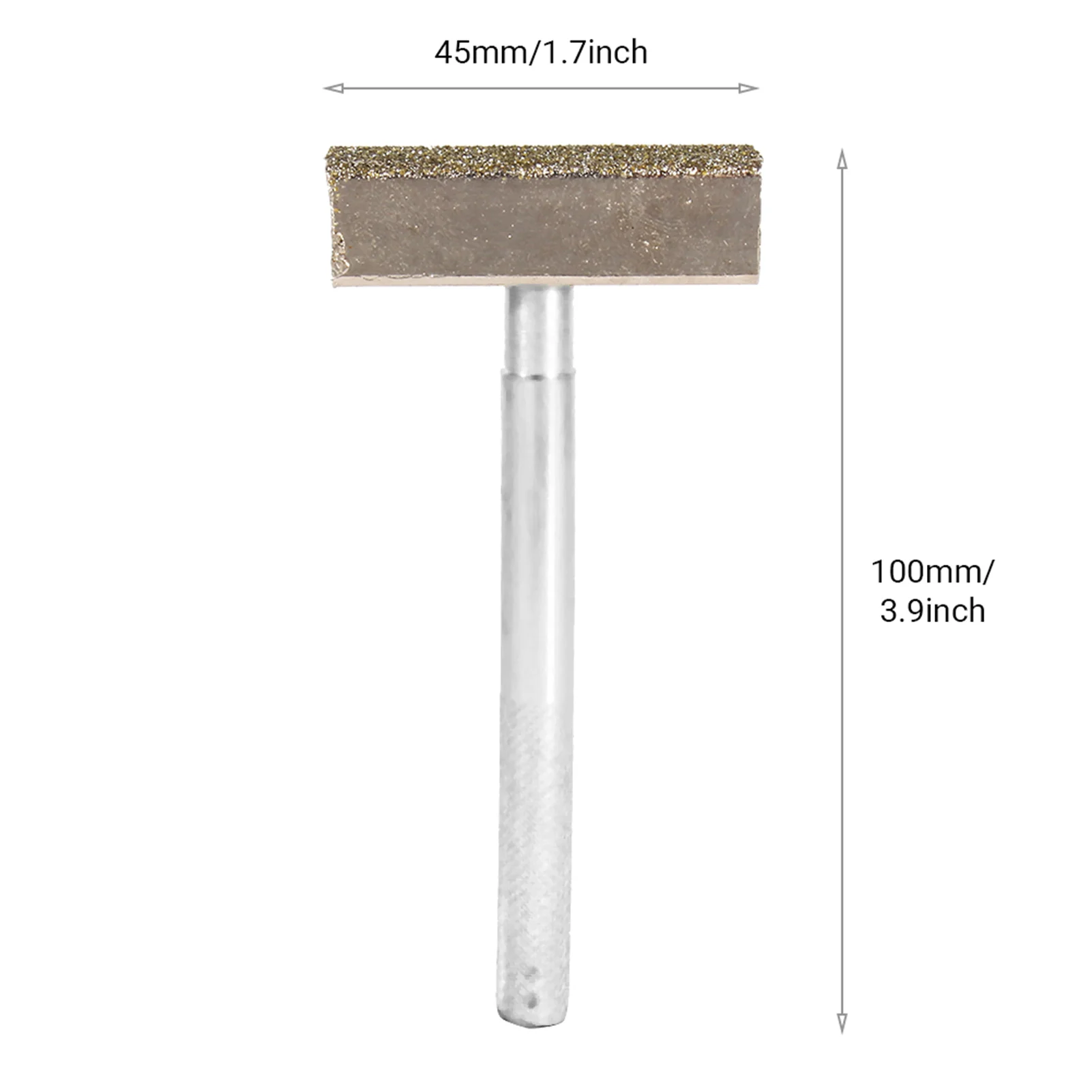Meja Rias Roda Gerinda Berbentuk T 8.5Cm, Meja Rias Batu Roda Cakram Gerinda Berlian Alat Benar Penggiling Bangku Rias