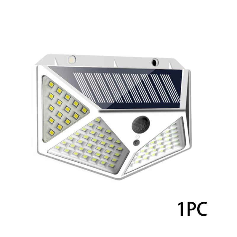 1-12 stuks zonne-verlichting buiten 100 LED wandlamp bewegingssensor verlichting waterdichte zonne-straatverlichting voor tuin veranda tuin garage