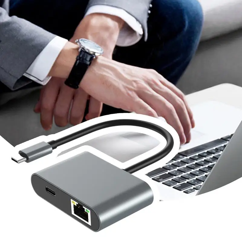 USB イーサネットアダプタギガビットイーサネット USB アダプタコンピュータ内部コンポーネントプロジェクターラップトップタブレット電話会議