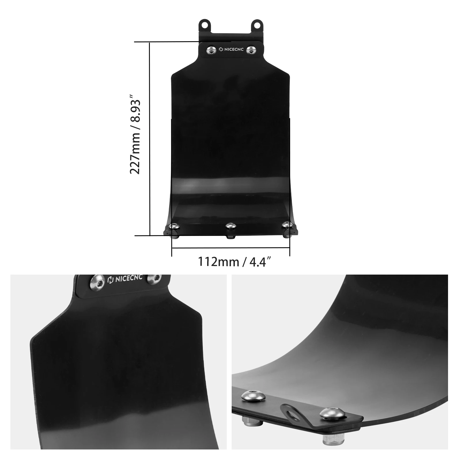 NICECNC Rear Shock Fender Mud Guard Protector For Surron light bee X light bee S L1E Segway X160 Segway X260 Sur-ron Bike Parts