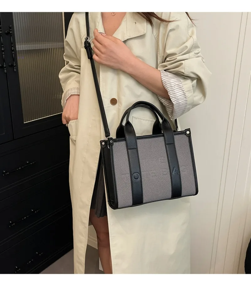 

Luxe Embossed Tote Bag for Women, Spacious Large Capacity Work Bag, Fashionable & Versatile Crossbody Handbag