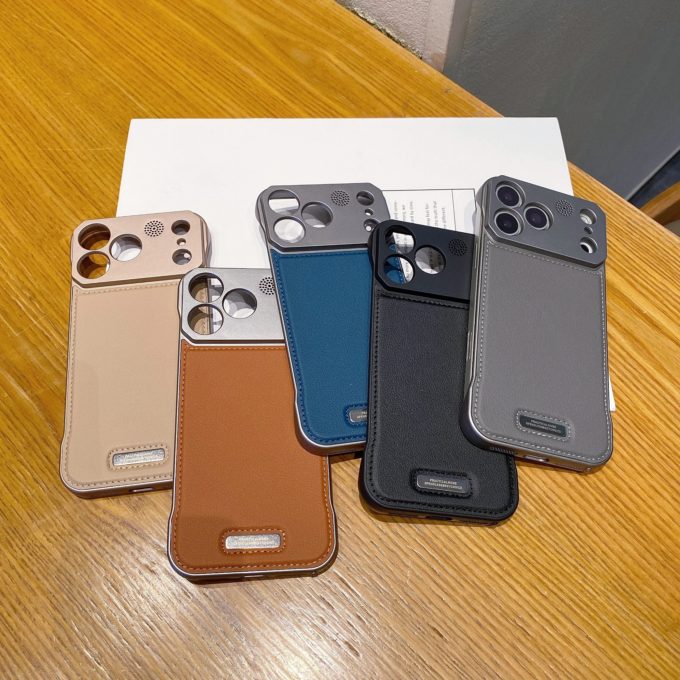 เคสหนัง Magsafe ไร้ขอบ ระบายความร้อนด้วยกลิ่นหอม สำหรับ iPhone 17 16 15 14 13 12 11 Pro Max Plus 17 Air 16E ฝาหลังแม่เหล็ก