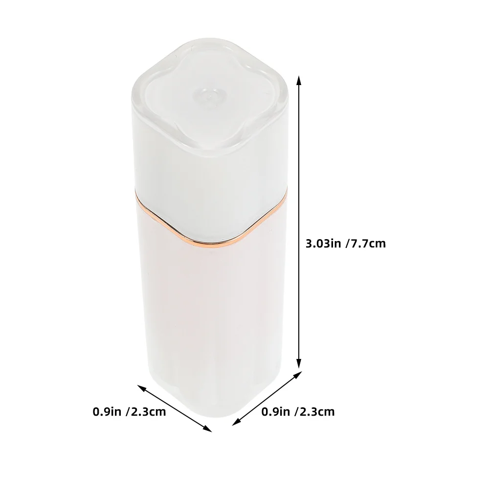 2 pçs tubo de batom recarregável quadrado plástico recipiente de bálsamo labial portátil vazio tubos de brilho labial diy ferramenta de maquiagem para viagens em casa