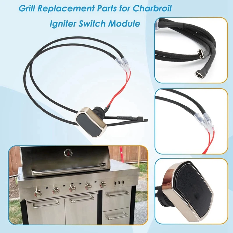 G369-0055-W1 Grill Igniter Button Switch Module For Charbroil Igniter Replacement Grill Igniter Surefire Ignition System