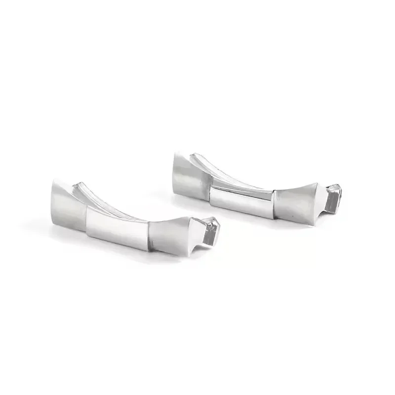 20mm Solid End Link voor Rolex Daytona Submariner Zwart Groen Water Ghost GMT siliconen Lederen Horlogeband Arc Interface