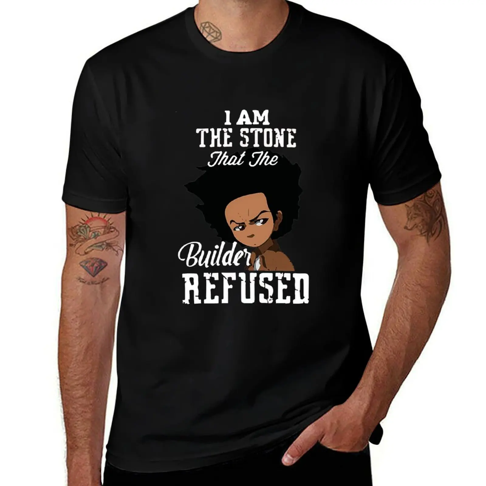 

The Boondocks Huey From Boondocks - The Boondocks Huey Black Lives T-Shirt t shirt man casual funny t shirts cotton