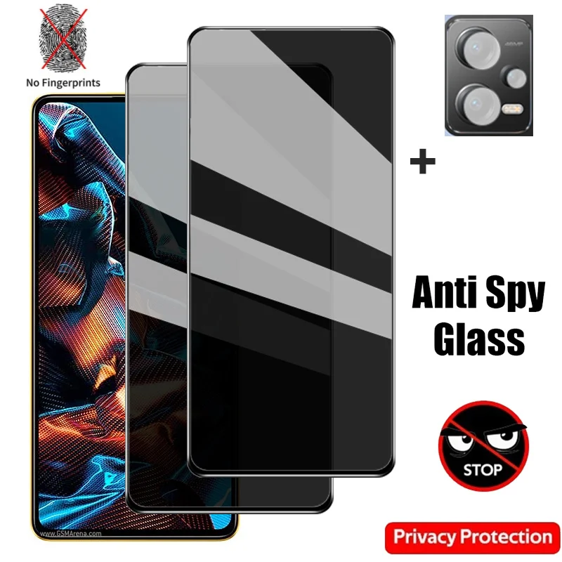 

poco f5 pro Privacy screen protectors for xiaomi poco x5 x4 x3 pro poko f4 gt anti-spy pelicula templado poco x4 f4 gt safty privacy protection & anti peeping tempered glass poco x 5 pro vidro