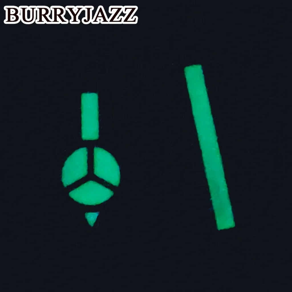 BURRYJAZZ NH35 NH36 NH38 7S26 7S36 4R35 4R36 Watch Hands Black Silver Gold Rose Gold Hands Green Luminous
