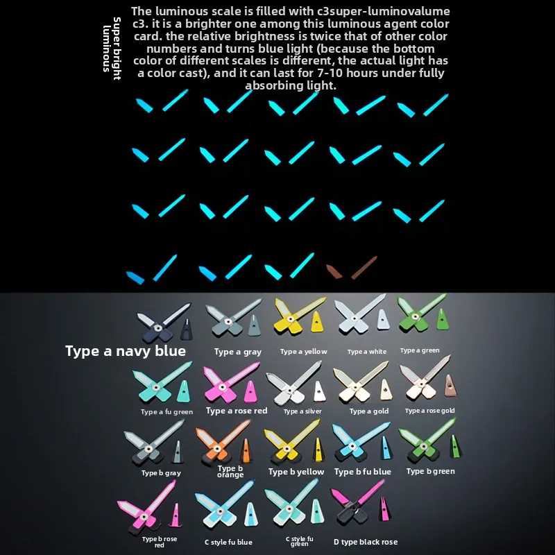 Указатель для часов «сделай сам» для Casio Farmhouse Oak GA2100 GA2110 GA-B2100, модификация указателя, светящаяся часовая стрелка, аксессуары для минутной руки