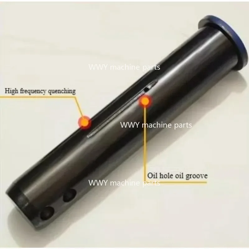 1pc Quenched Wear-resistant Bucket Pin, Bucket Shaft & Lug Head for Excavator, 45/50/60/75/120 Size Options