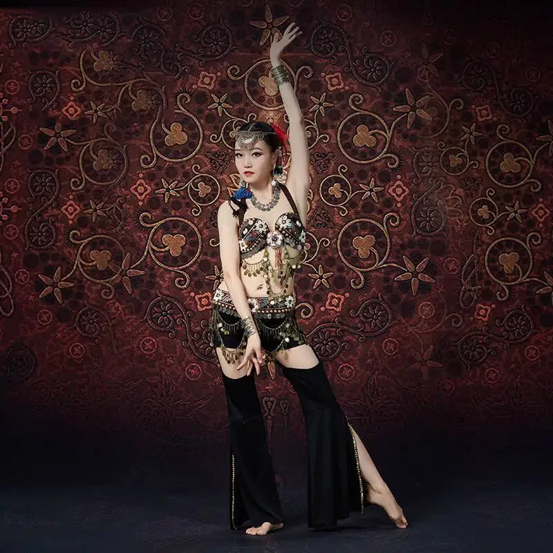 Traje de princesa tribal roupas de dança do ventre estilo sexy conjunto 2023 novo verão traje de dança exótica