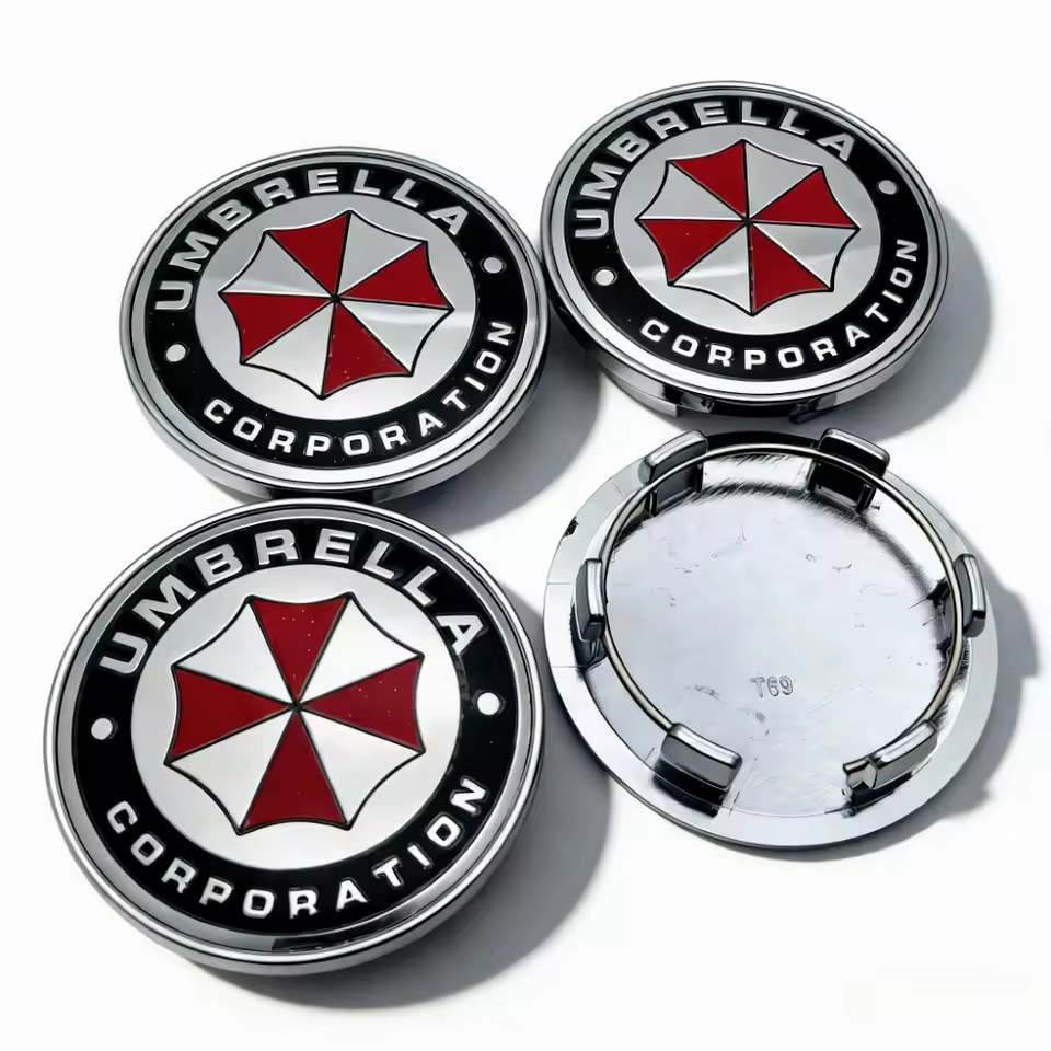 4x 69mm Umbrella Nabendeckel Radkappen Felgenkappen