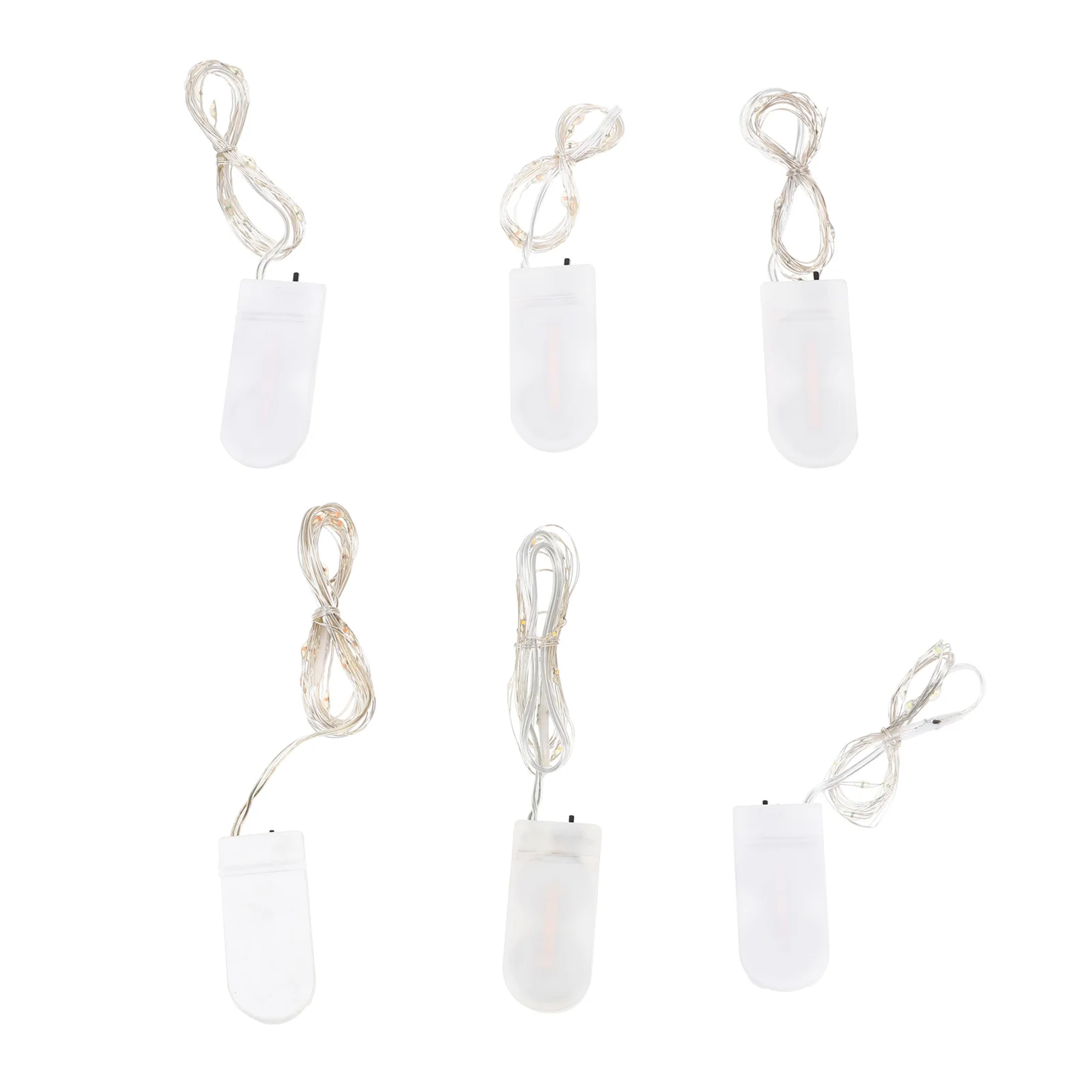 6Pcs Fairy String Lights LED Decorative String Lamp Festival Birthday Wedding Party Scene Layout Lamp Ornament