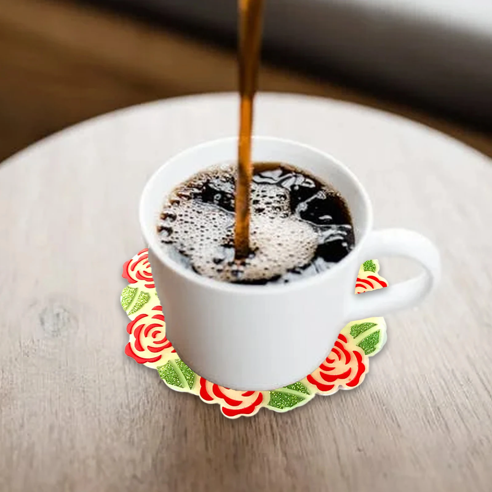 

3 шт. силиконовые формы для подставок DIY подушечки для чашек форма компактный дизайн изысканные поделки домашний декор форма для подставок ко Дню матери