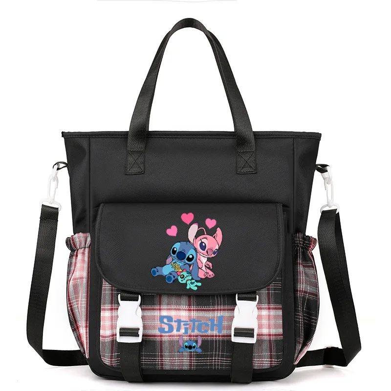 

Disney Stitch Character Crossbody Shoulder Bag for Women Teens Luxury Nylon Waterproof School Student Daypack Backpack