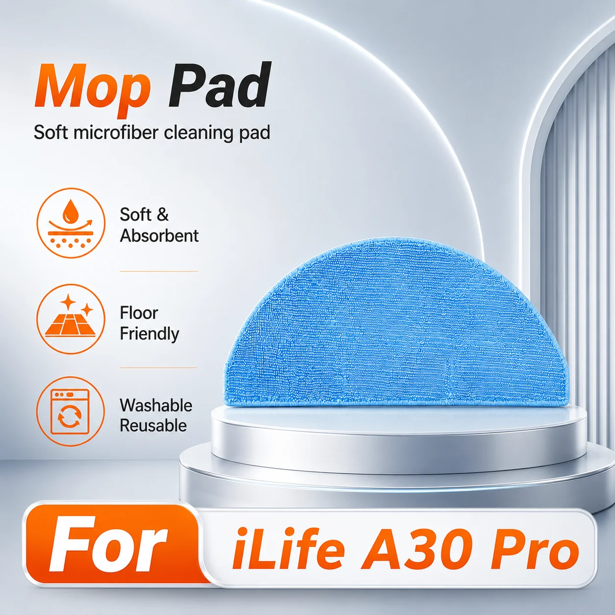 Compatible For ILife A30 Pro Replacement Parts Kit Main Brush Side Brush HEPA Filter Mop Dust Bag 5000pa Odkurzacz Akcesoria image 6