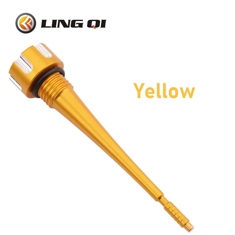 LINGQI RACING CNC Oil Dipstick Is Suitable For 110-140cc Horizontal Engines Of ATVs And Off-road Motorcycles