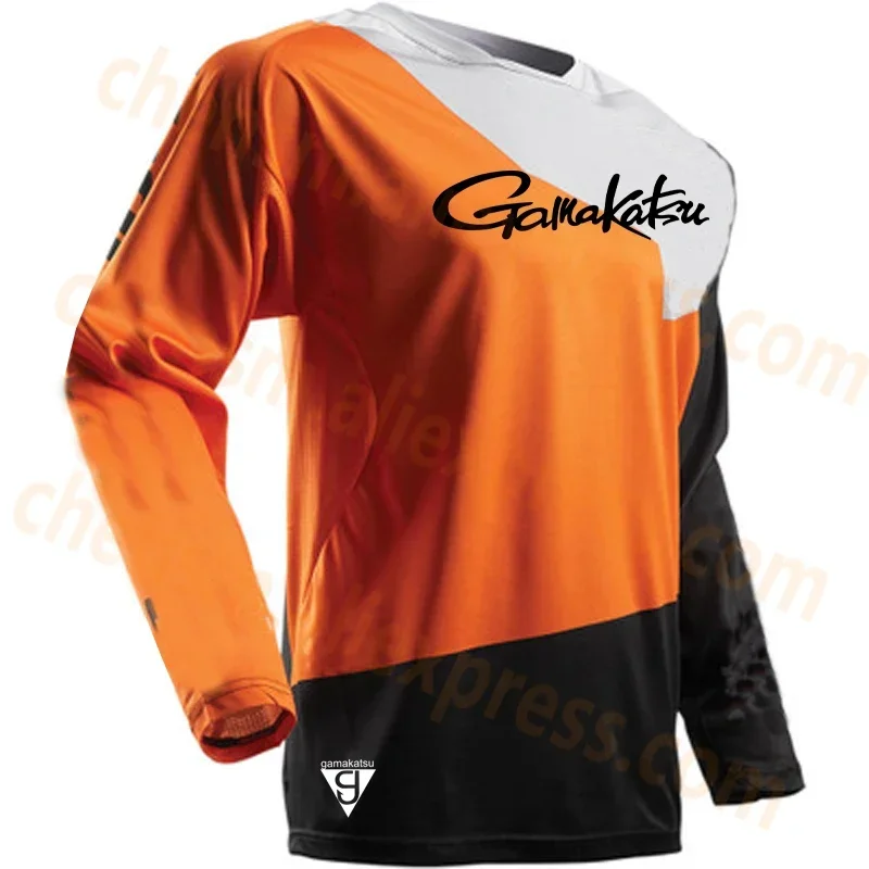 

Gamakatsu 2024, одежда для рыбалки, летняя солнцезащитная дышащая одежда с короткими рукавами, ультратонкая рубашка для рыбалки с защитой от УФ-лучей, одежда