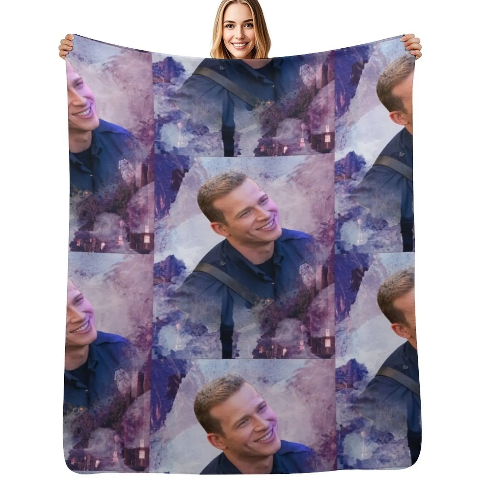 Evan “Buck” Buckley - L.A. Dream Throw Blanket Anti Shedding Soft Fuzzy Blanket for Home