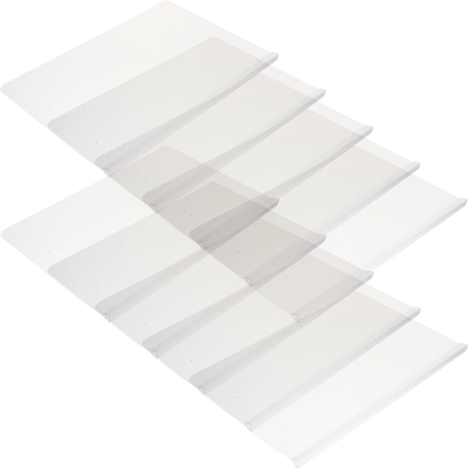

10pcs Transparent Report Covers A4 File Folders Clear Organizers Sliding Bar Document Binders For Office School Resume