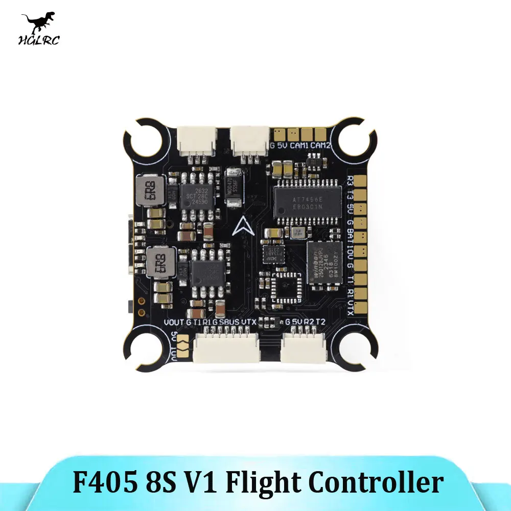 

HGLRC F405 8S V1 Flight Controller for FPV Racing Freestyle Drones