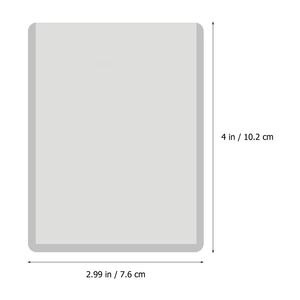 

100Pcs Cards Covers Transparent Game Card Holders Dustproof Oil Resistant for Baseball Basketball Volleyball Trading Cards