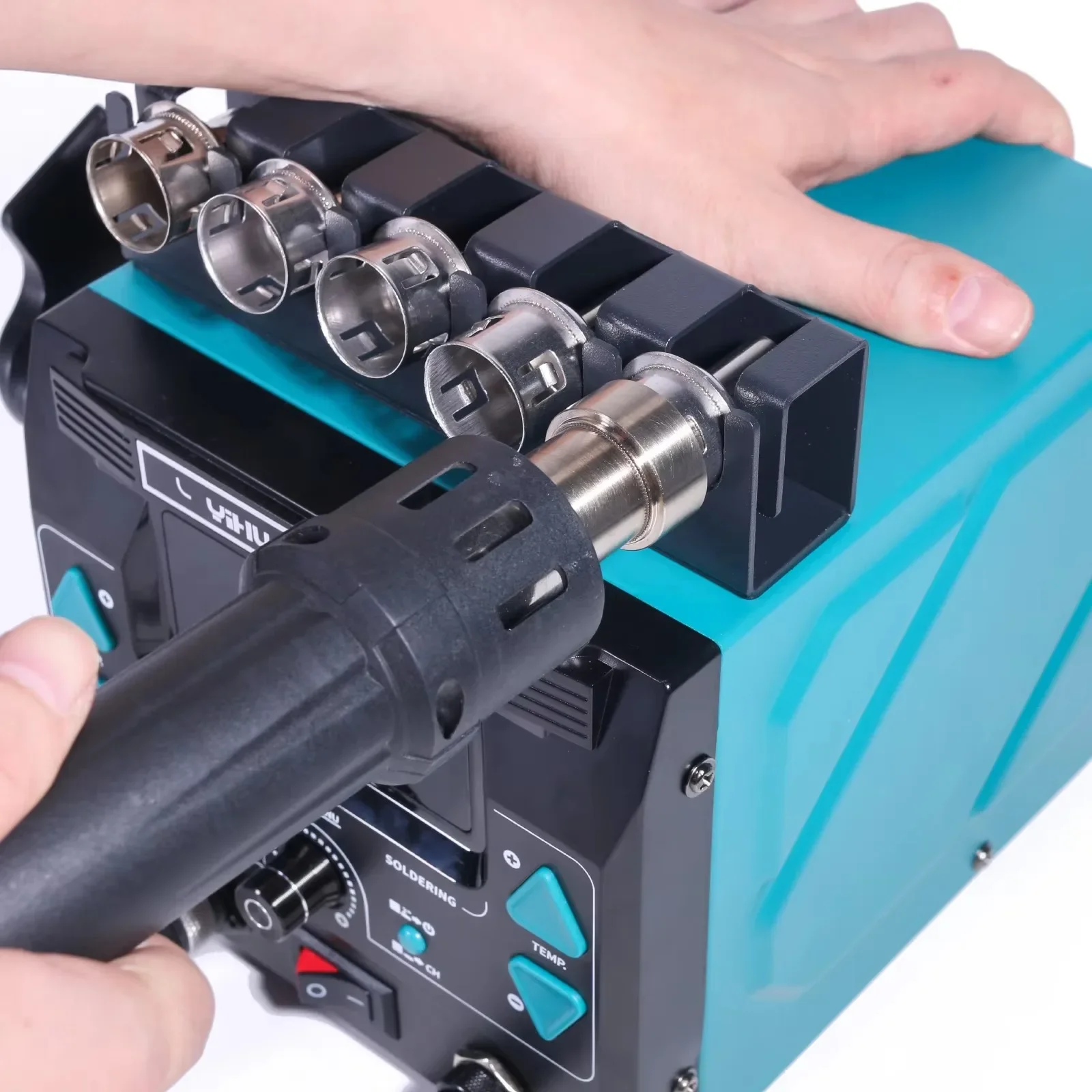 TLF YIHUA992D-III 1000W High Power Rework Soldering Iron Kit With C245 C210 Compatible 2 in 1 Precision Soldering Station